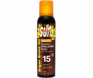 Sun Vital Arganový suchý opalovací olej sprej SPF15 150ml