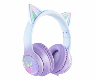 Herné slúchadlá B90 RGB Cat Ears Purple