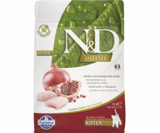 N&D PRIME CAT Kitten Chicken & Pomegranate 300g granule p...