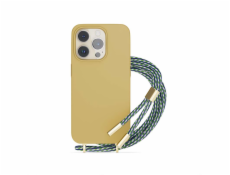 EPICO silikonový kryt se šňůrkou pro iPhone 14 Pro (6,1 ) - písková