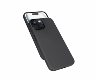 Epico Mag+ kožený kryt iPhone 15 Plus - černý