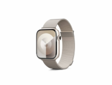 Epico Watch Strap Milanese+ 42/44/45/49 mm - hvězdně bílá