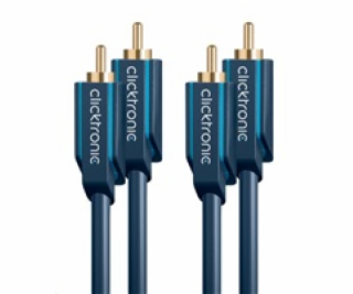 ClickTronic HQ OFC kábel 2x Cinch - 2x Cinch RCA, M/M, 10m