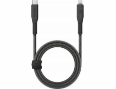 Energia USB kábel ENERGEA Flow USB-C - Lightning C94 MFI kábel 1,5 m čierna / čierna 60W 3A PD Fast Charge