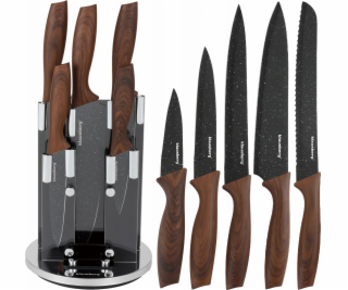 Klausberg SADA 5 KUCHYNSKÝCH nožov V STOJANE KLAUSBERG KB...