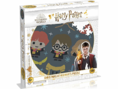 Harry Potter - Puzzle 500 dielikov v ozdobnej krabici (Vianoce v Rokforte)