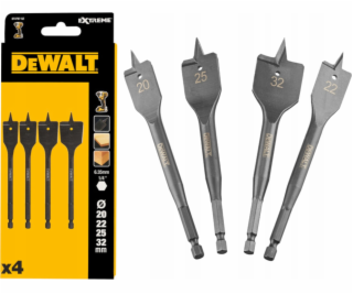 Súprava vrtákov Dewalt so 4 plochými vrtákmi