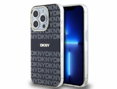 DKNY DKHMP14LHRHSEK iPhone 14 Pro 6.1 čierno/čierne pevné puzdro IML Mono &amp; Stripe MagSafe