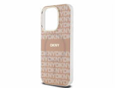 DKNY DKHMP14LHRHSEP iPhone 14 Pre 6.1 ružový/ružový pevný obal IML Mono &amp; Stripe MagSafe