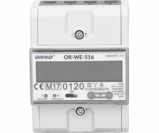 Orno elektromer OR-WE-516 3-fázový port RS-485 Din TH-35m...