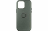 Peak Design Mobile Everyday Case Fabric iPhone 15 Plus - šedo-zelené
