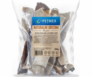 PETMEX Beefhide with Fur - maškrta pre psa - 200g