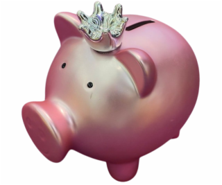 Keramická pokladnička Prasiatko s korunkou