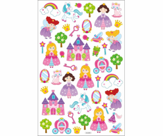 Samolepky Princezné 35 ks