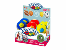 Loptička FUTBAL 12,5 cm viac druhov