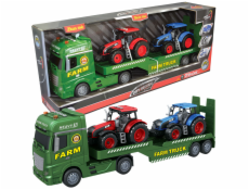 1:12 Farmársky ťahač s vlekom a 2 traktory