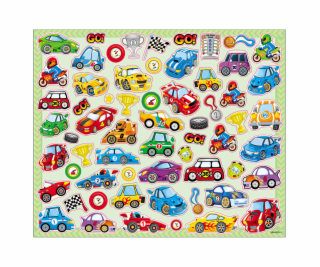 Veľké omaľovánky so samolepkami DOPRAVNÉ PROSTRIEDKY