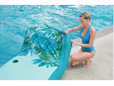 Nafukovacie lehátko s textilným poťahom 176 x 107 cm