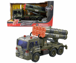 Vojenské auto s raketami 1:16