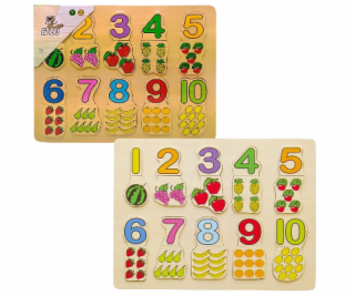 BABU - Vkladačka čísla + ovocie