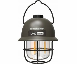 Zelená kempingová lampa Nitecore LR40 -100 lúmenov
