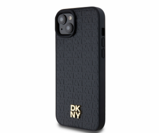 DKNY PU Leather Repeat Pattern Stack Logo Magsafe Zadný K...