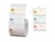 Niimbot štítky T 40x20mm 320ks Medvedíky pre B21, B21S, B3, B1S