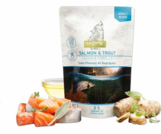 ISEGRIM Adult Salmon with trout - vlhké krmivo pre psov -...