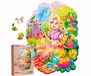 Puzzle Puzzler dřevěné, barevné - Amelia Princess of Magic