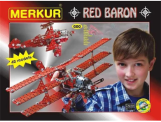 Stavebnice Merkur Red Baron, 680 dílů, 40 modelů