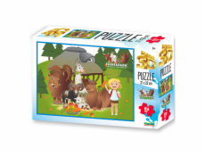 PUZZLE - FARMAPARK MRKVA 63 dielikov