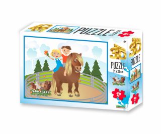 PUZZLE - FARMAPARK KONÍK 48 dielikov
