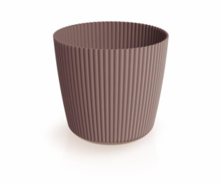 Kvetináč Prosperplast MILLY ROUND marsala 23,6 cm