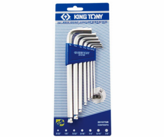 King Tony Sada imbusových klíčů typ L 2,5-10mm s kuličkou...