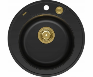 GraniteQ dřez MORGAN 210 GraniteQ čistý karbonový dřez se...