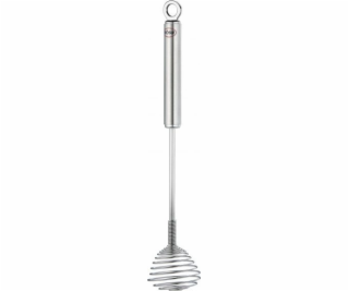 spirálová metla 27 x 4,8 cm, stříbrná nerez
