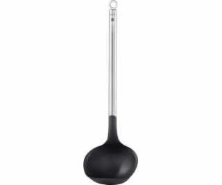 Květináč Basic Line 30 cm, stříbrno-černá nerez