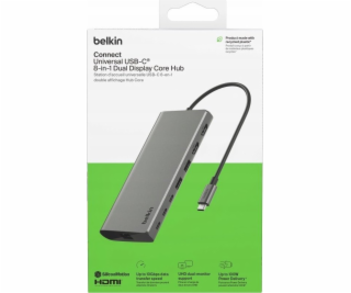 Belkin USB adaptér Belkin CONNECT USB-C 8-v-1 jádro pro 2...