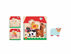 BABU - Viacvrstvové puzzle farma