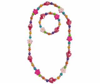 Sada šperků SRDÍČKA a KYTIČKY