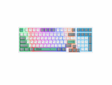 ONIKUMA G38 98 Keys USB Wired Mechanical Keyboard White
