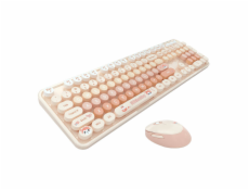 MOFII Sweet New 2.4G Wireless Keyboard + Mouse Set (Orange)