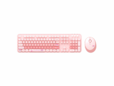 MOFII Sweet New 2.4G Wireless Keyboard + Mouse Set (Pink)