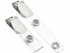 Peach  Kunststoff-Clips, čirý, 100St.