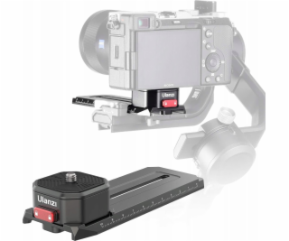 Ulanzi Grip Holder Plate Rail se stupnicí 1/4 Mount pro D...