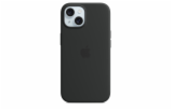 iPhone 15 Silicone Case with MagSafe - Black