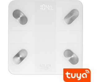 Elektronická kúpeľňová váha Adler AD 8186 biela