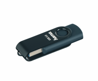 Hama USB 3.0 Flash Drive Rotate, 64 GB, 70 MB/s, petrolej...