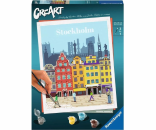 Ravensburger CreArt - Barevný Stockholm, malba