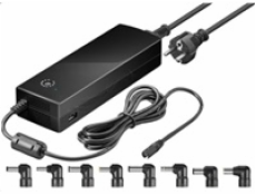 Goobay Napájecí zdroj 134,5W pro notebook 230V na 12-24V Max.8.5A s USB